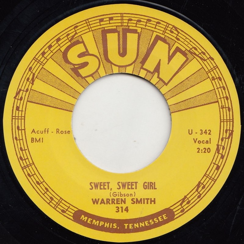 WARREN SMITH - Sweet, sweet girl 7