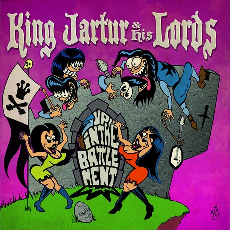KING JARTUR & HIS LORDS - Up in the battlement 7