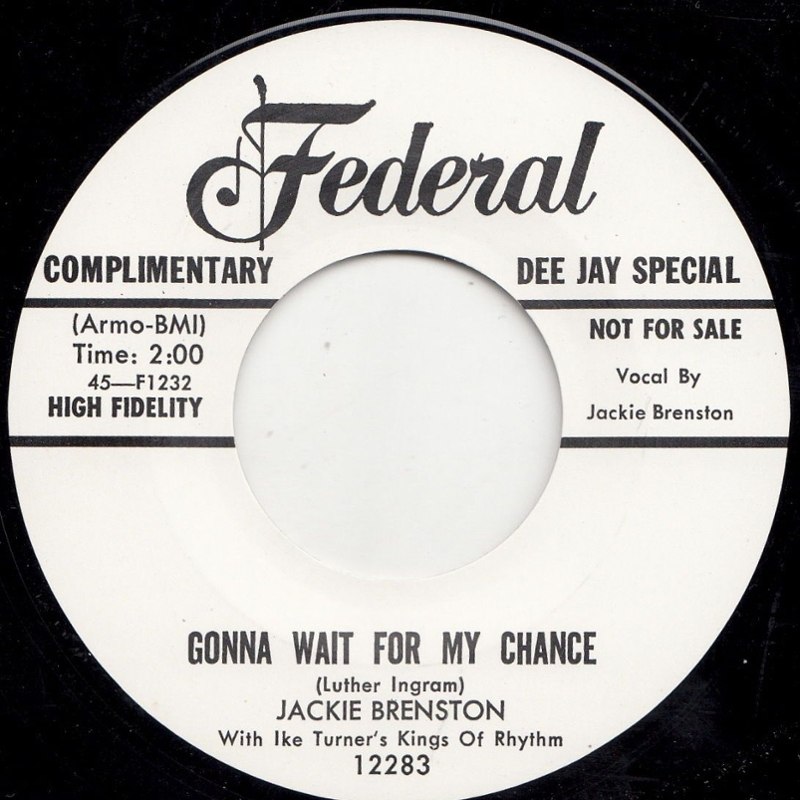 JACKIE BRENSTON - Gonna wait for my chance 7