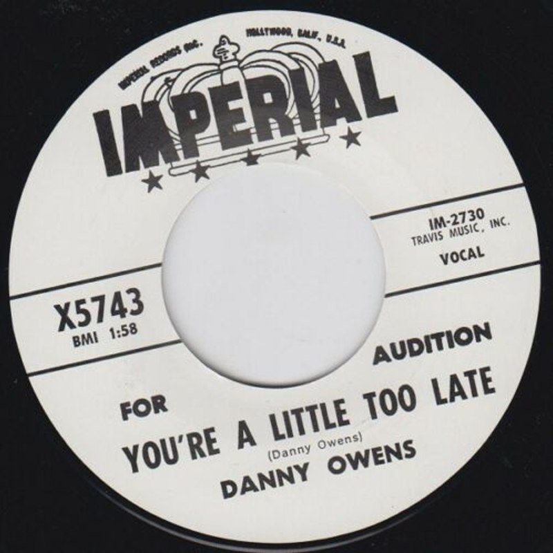 DANNY OWENS - You´re a little too late 7