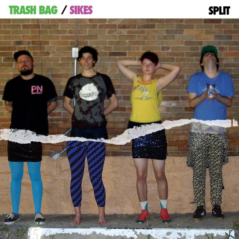 TRASH BAG / SIKES - Split ep LP