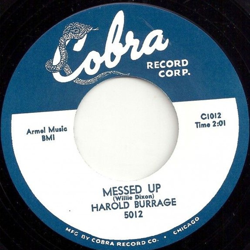 HAROLD BURRAGE - Messed up 7