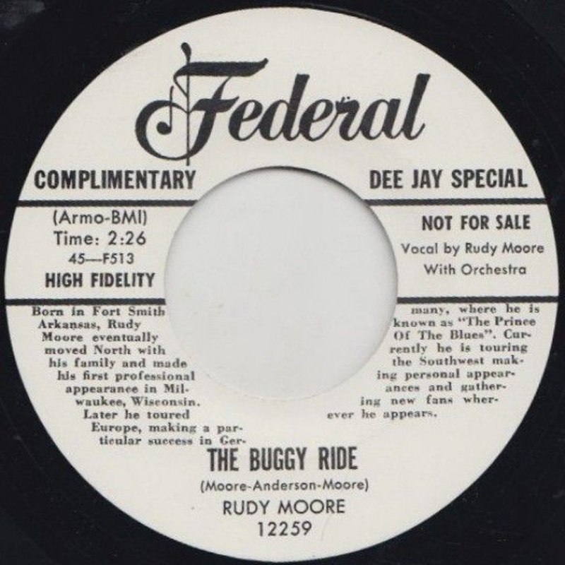 RUDY MOORE - Buggy ride/ring a-ling dong 7