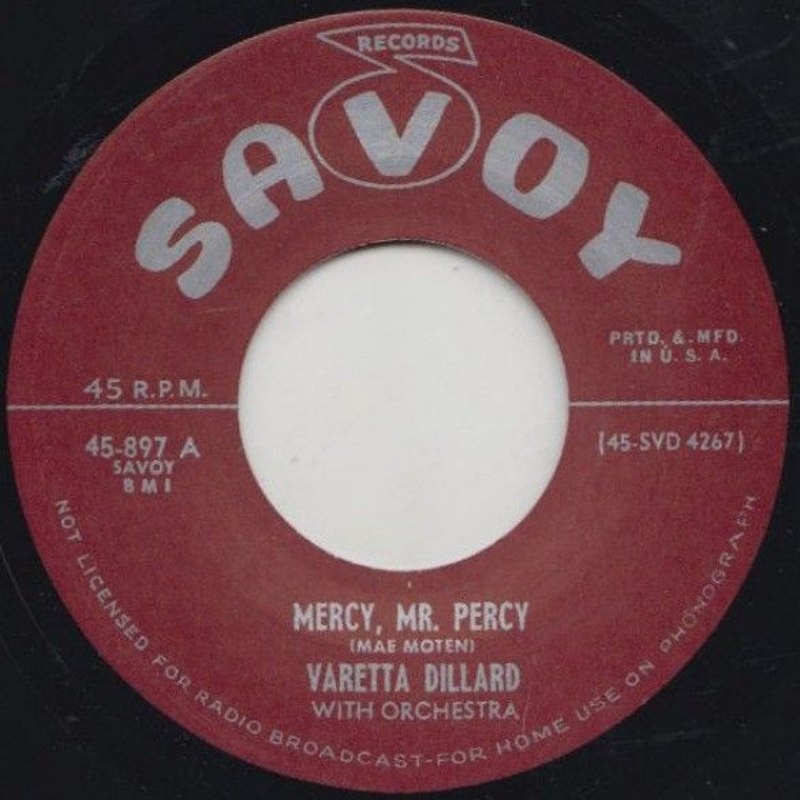 VARETTA DILLARD / BIG BERTHA - Mercy mr. percy/little 7