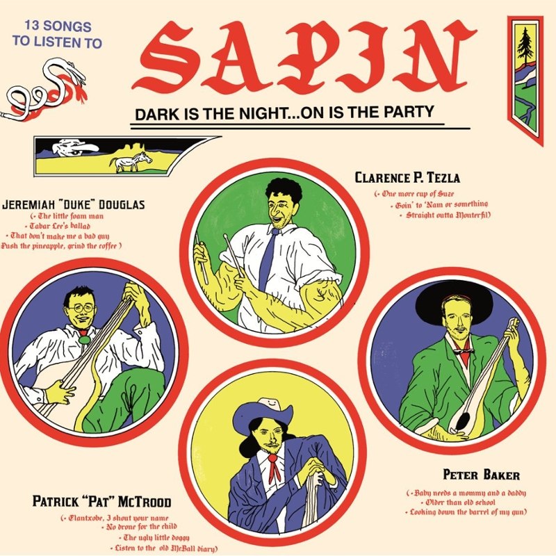 SAPIN - Dark is the night... on is the party LP