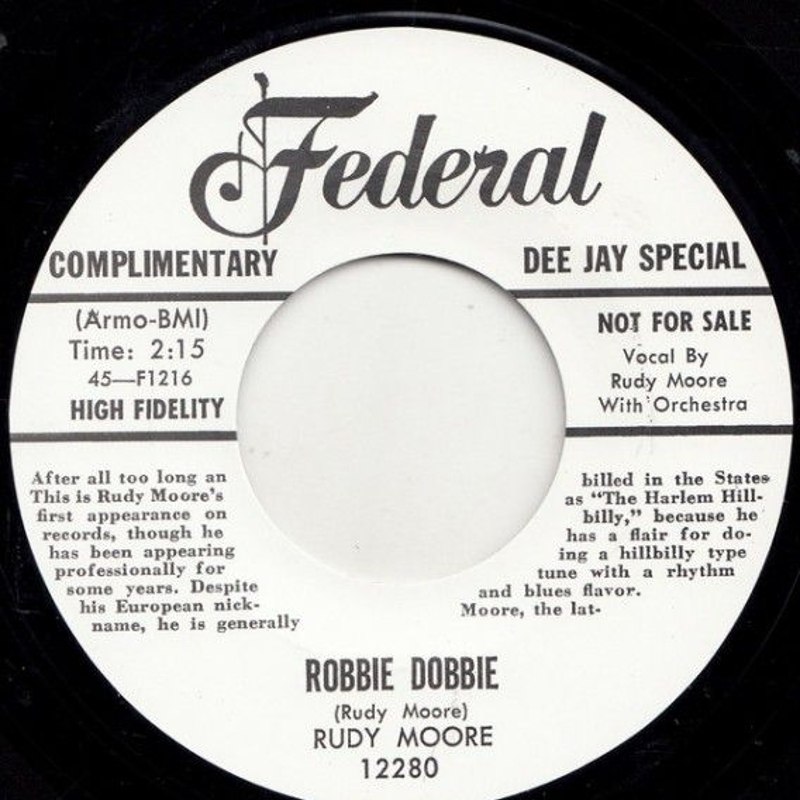RUDY MOORE - Robbie dobbie/I´ll be home to see you 7