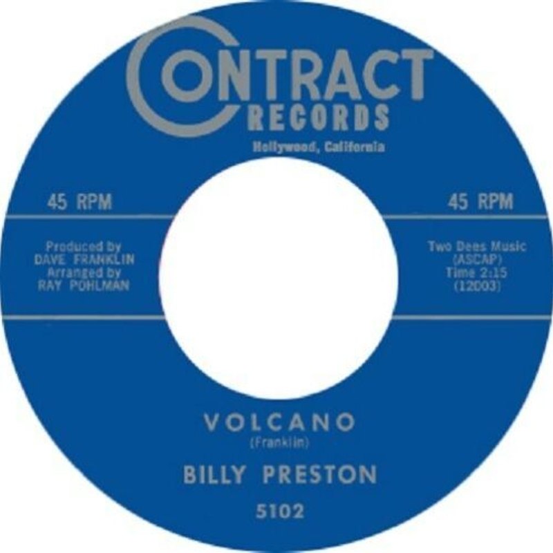 BILLY PRESTON - Volcano/young heartaches 7
