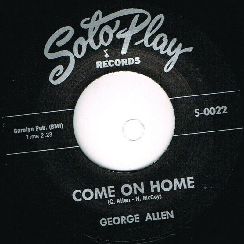 GEORGE ALLEN - Come on home 7
