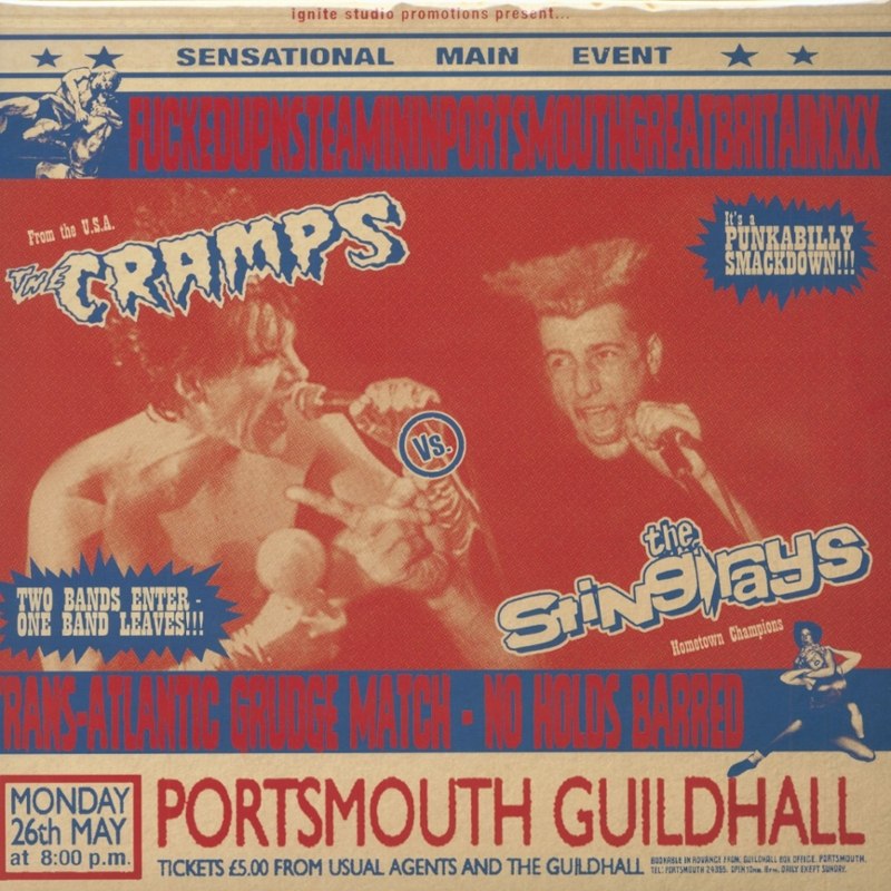 CRAMPS / STING-RAYS - Fuckedupnsteamininportsmouthgreat LP