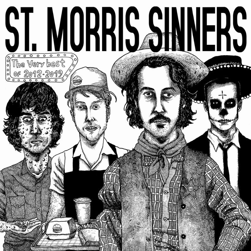ST. MORRIS SINNERS - The very best of 2012-2019 LP