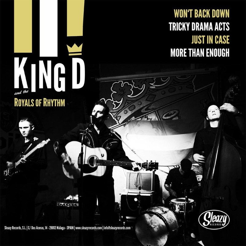 KING D & THE ROYALS OF RHYTHM / NEW! ATTENTION! - Split 2 10