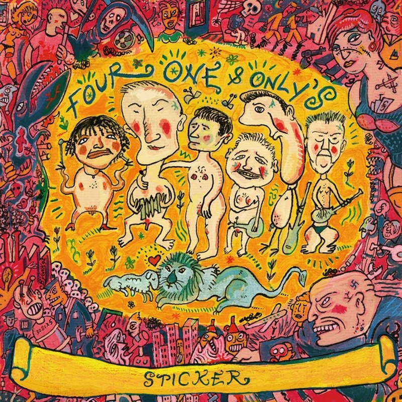 FOUR ONE & ONLYS - Sticker LP
