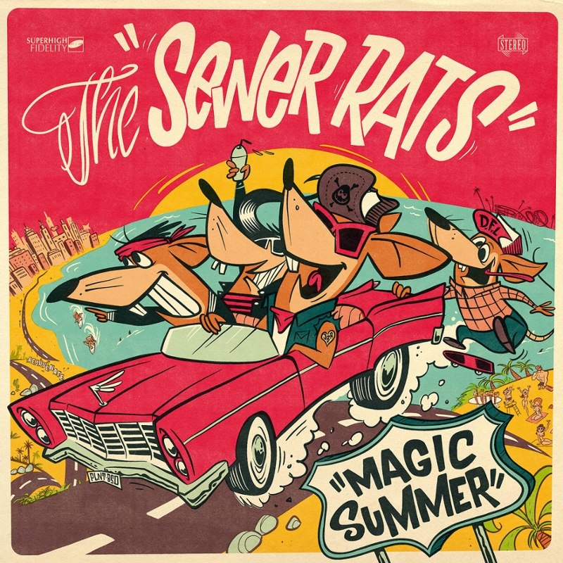 SEWER RATS - Magic summer LP