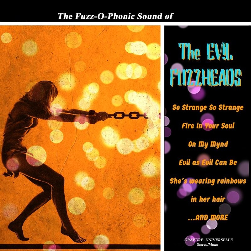 EVIL FUZZHEADS - The fuzz-o-phonic sound of (black vinyl) LP
