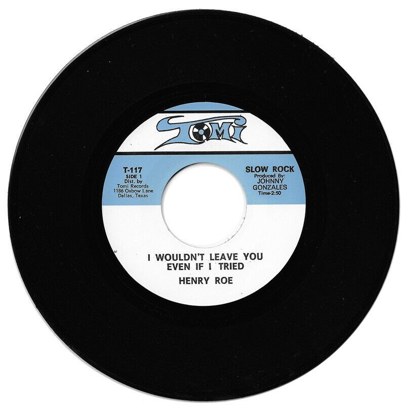 HENRY ROE - If it´s loving you want/I wouldn´t leave 7