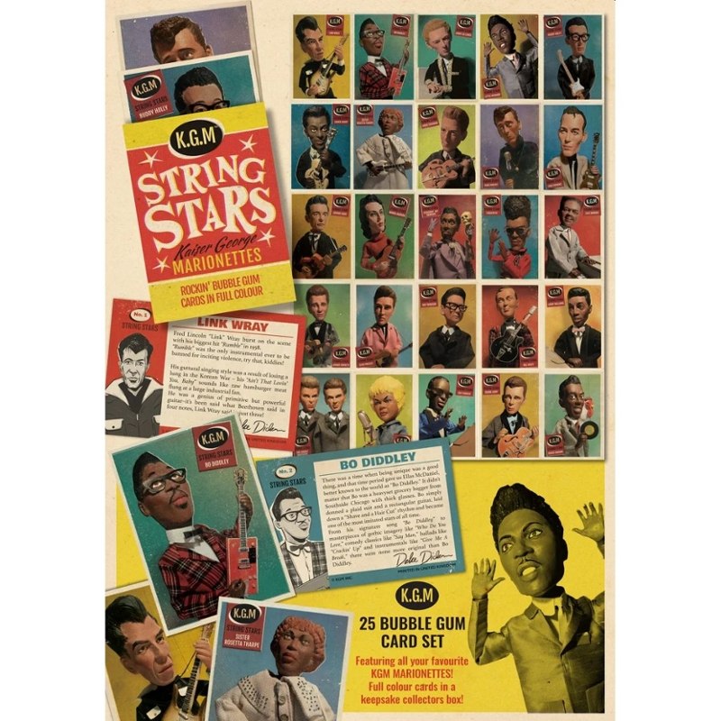 V/A - String stars bubble gum card set CARDS