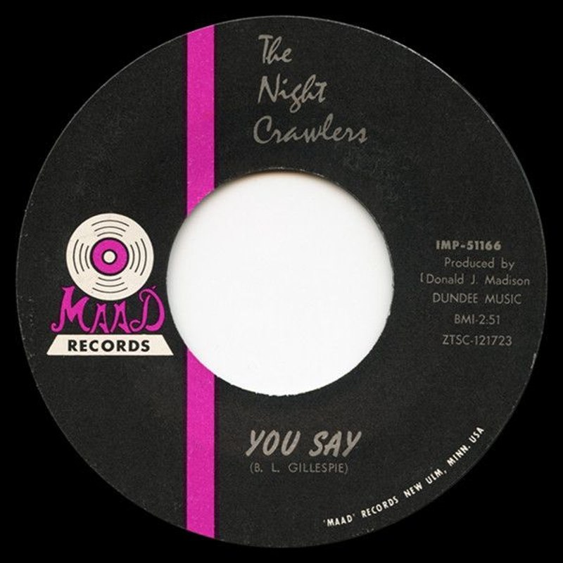 NIGHT CRAWLERS - You say/night crawlin (black) 7