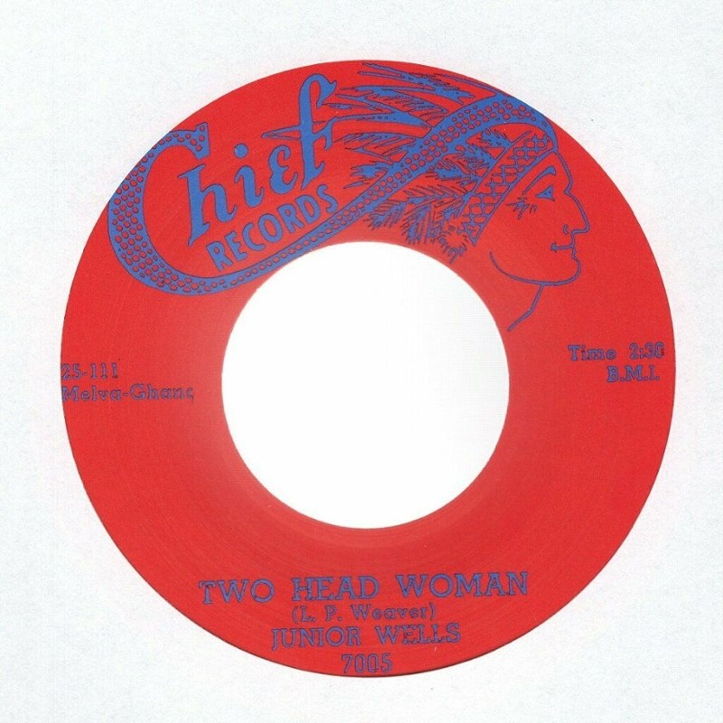 JUNIOR WELLS - Two head woman/cha cha cha in blue 7