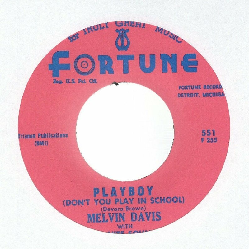 MELVIN DAVIS - Playboy/I won´t be your fool 7
