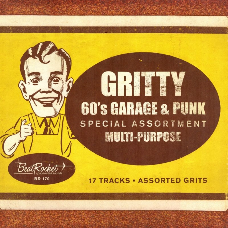 V/A - Gritty 60s garage & punk (gold vinyl) LP