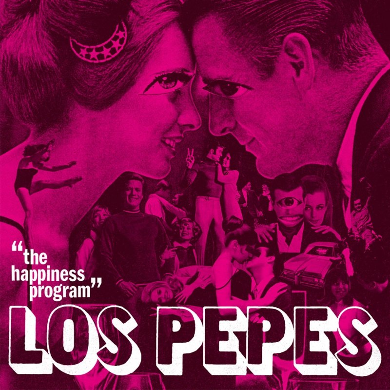 LOS PEPES - The happiness programm (yellow/black splatter) LP