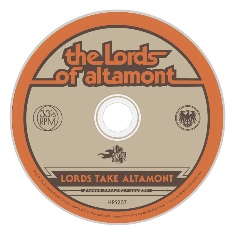 LORDS OF ALTAMONT - Lords take Altamont CD