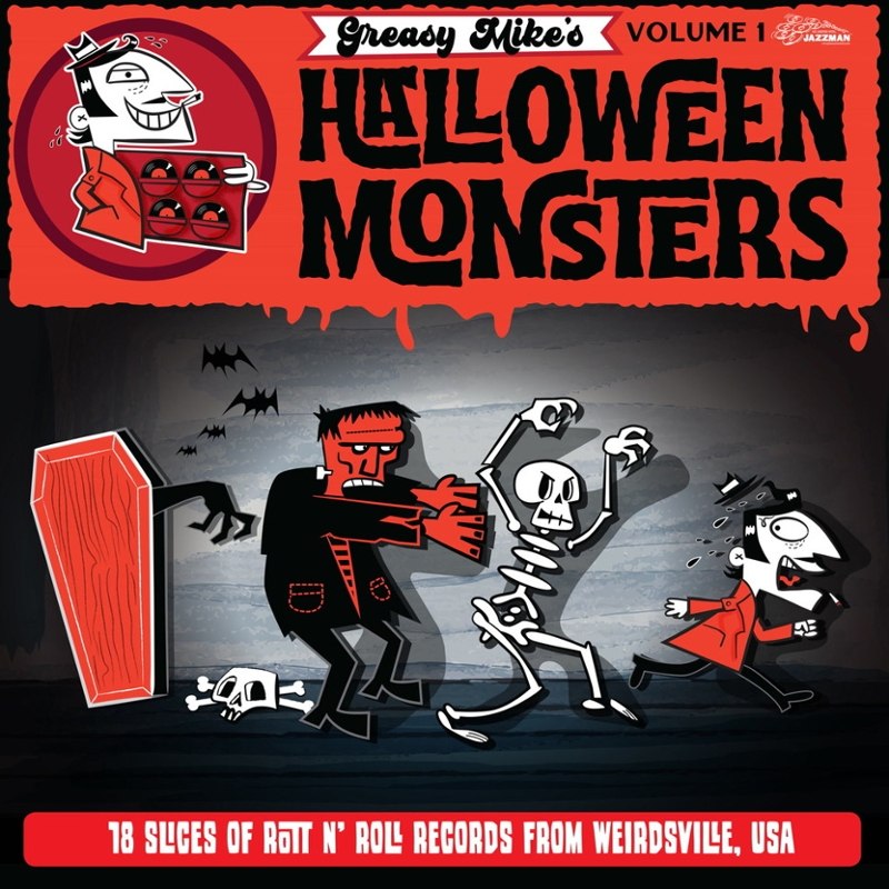 V/A - Greasy mike's halloween monsters LP