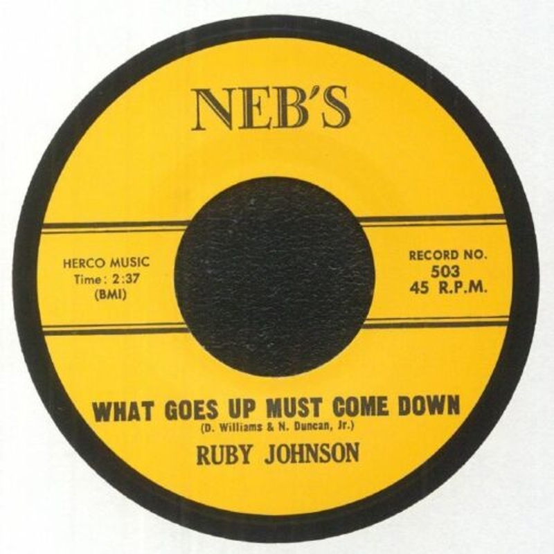 RUBY JOHNSON - What goes up must come down/I want a real man 7