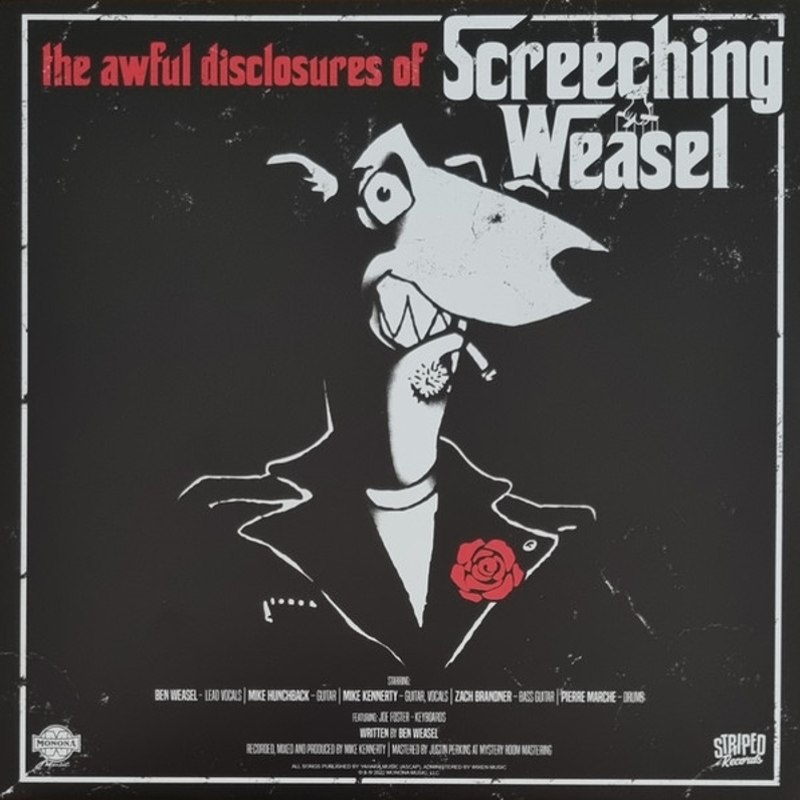 SCREECHING WEASEL - The awful (black) disclosures of... LP
