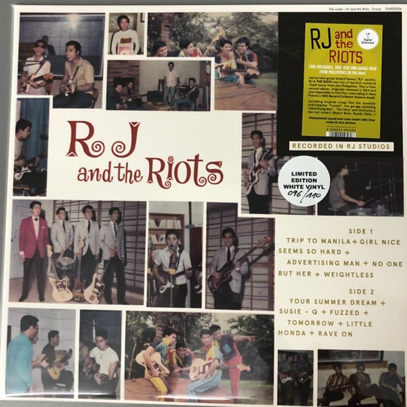 RJ AND THE RIOTS - Same (white) LP