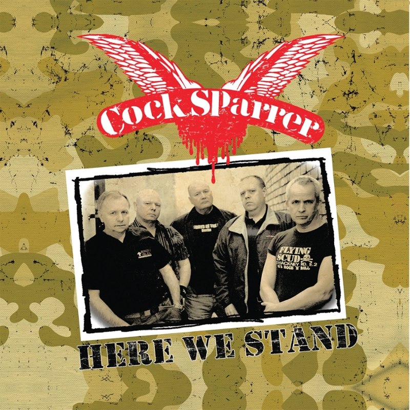 COCK SPARRER - Here we stand (gold foil sleeve) LP