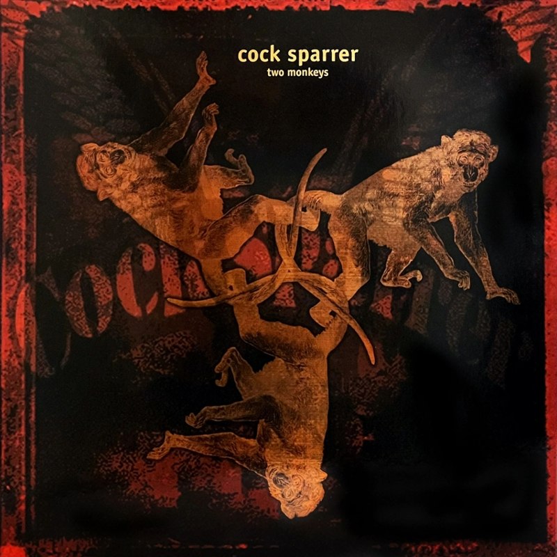 COCK SPARRER - Two monkeys (gold foil sleeve) LP