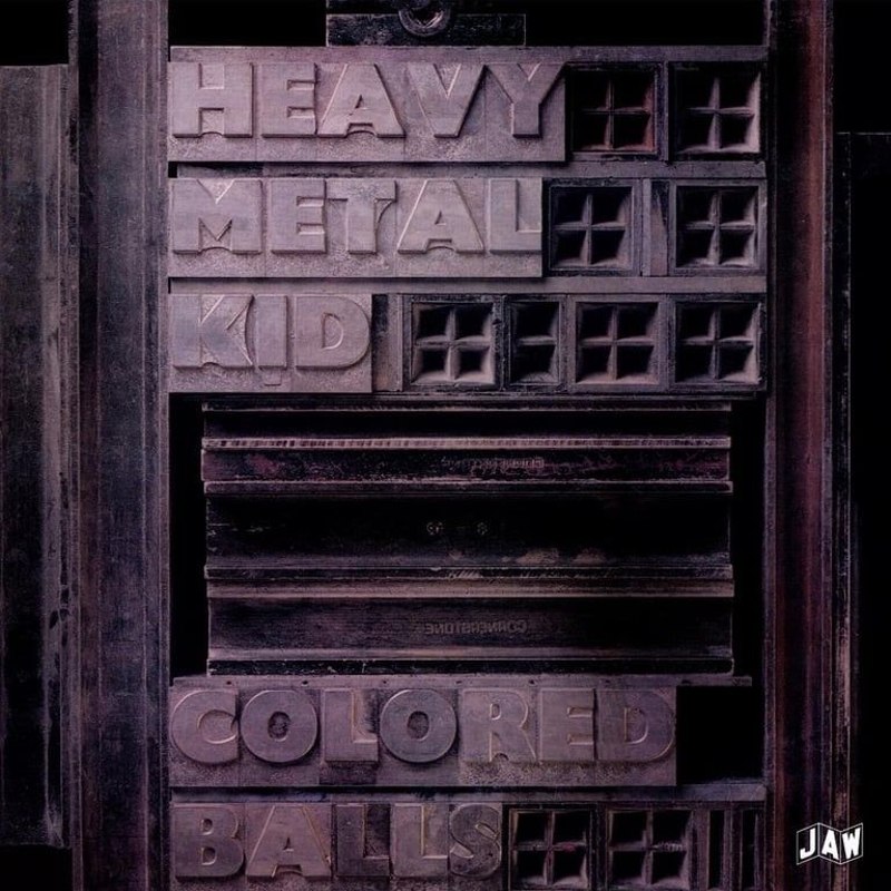 COLOURED BALLS - Heavy metal kid (swirl) LP