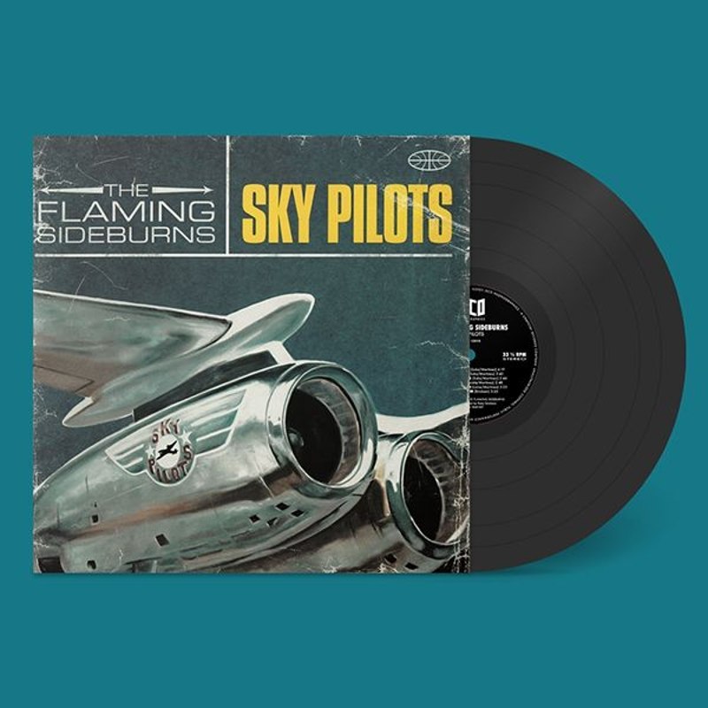 FLAMING SIDEBURNS - Sky pilots (gatefold-black) LP