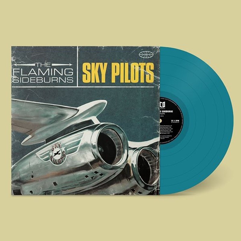 FLAMING SIDEBURNS - Sky pilots (gatefold-translucid blue) LP