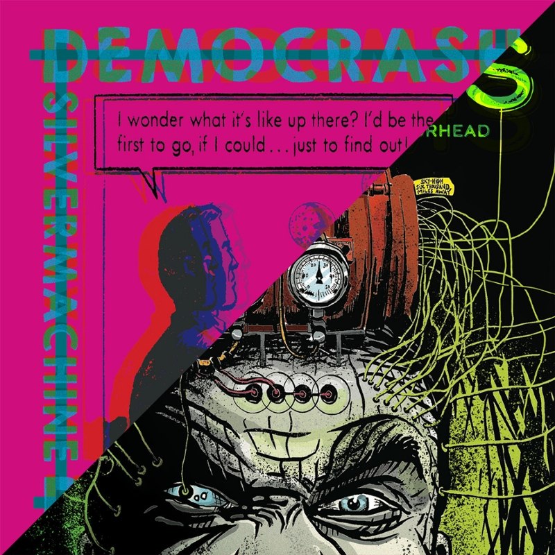 DEMOCRASH / BROOMS - Hawkwind tribute split 7