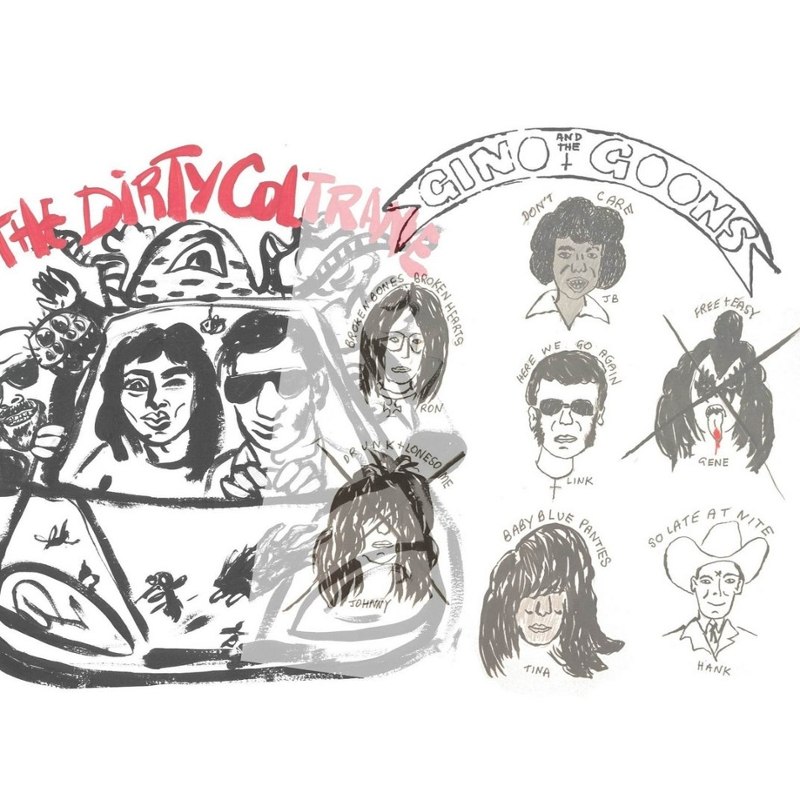 DIRTY COAL TRAIN / GINO AND THE GOONS - Split LP