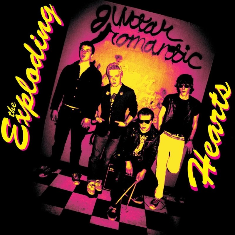 EXPLODING HEARTS - Guitar romantic (expanded & remastered) black LP