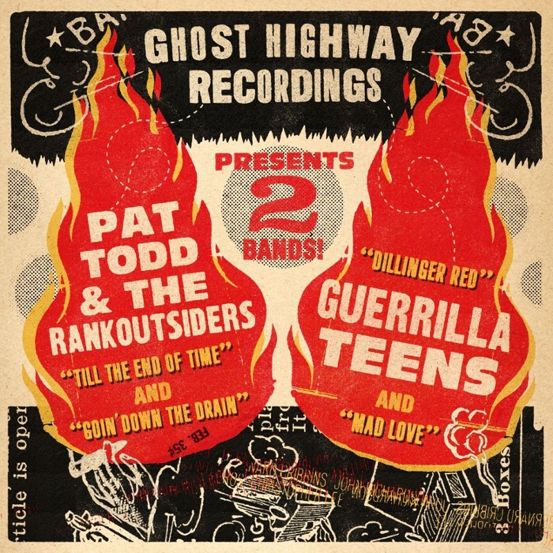 PAT TODD & THE RANK OUTSIDERS / GUERILLA TEENS - Split 10