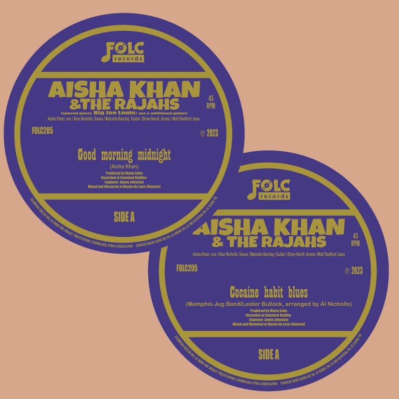 AISHA KHAN & THE RAJAHS - Good morning midnight/cocaine habit blues 7