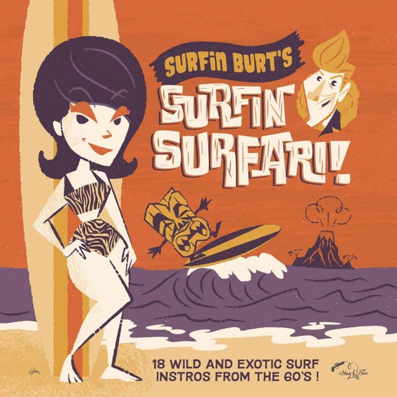 V/A - Surfin burt's surfin surfari! (limited orange vinyl) LP