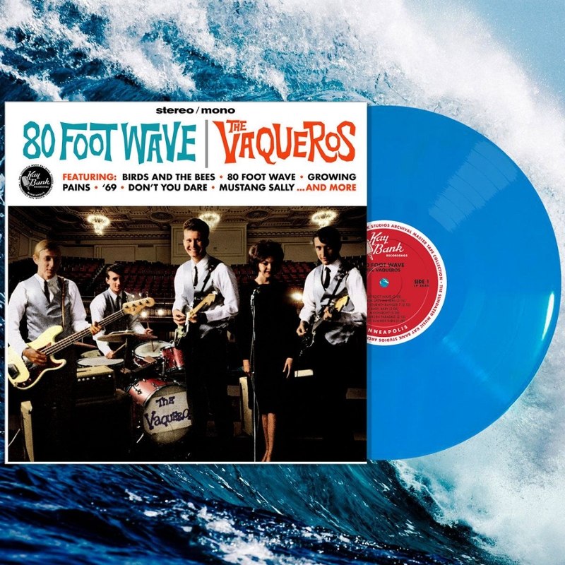VAQUEROS - 80 foot wave (turquoise) LP
