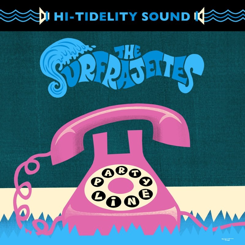 SURFRAJETTES - Party line/toxic (cool blue) 7
