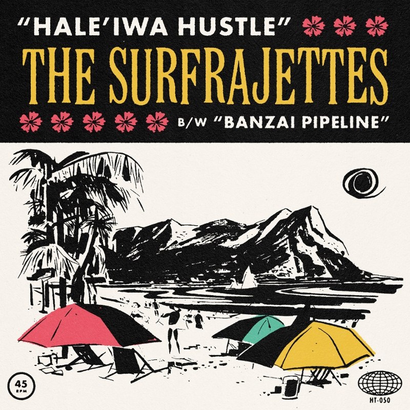 SURFRAJETTES - Hale'iwa hustle/banzai pipeline (hibiscus red) 7