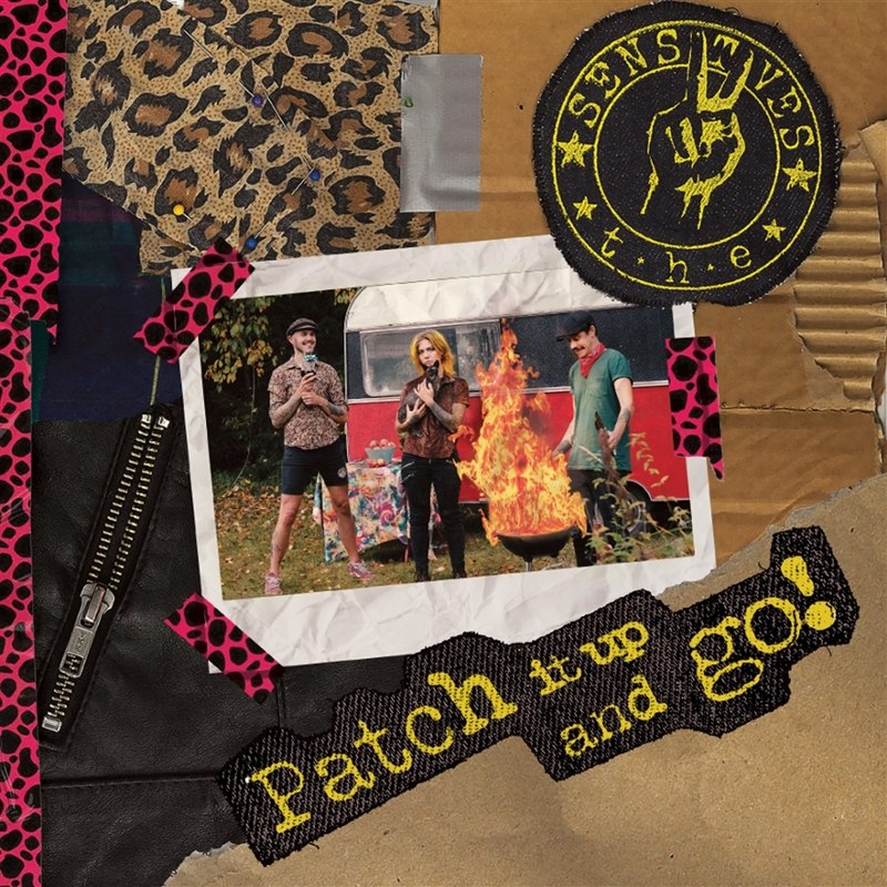 SENSITIVES - Patch it up and go (ltd. yellow/black marble vinyl) LP