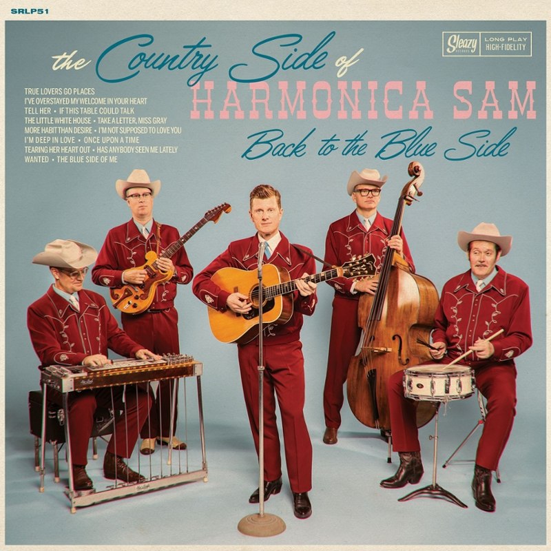 COUNTRY SIDE OF HARMONICA SAM - Back to the blue side LP