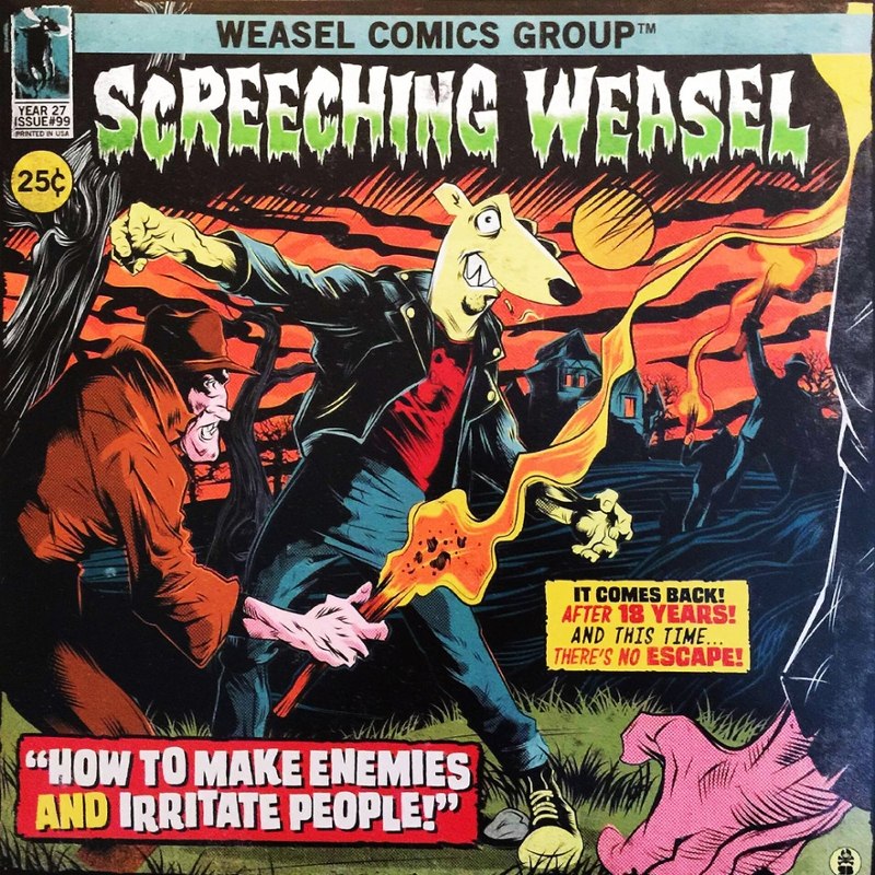 SCREECHING WEASEL - How to make enemies and irritate people (yellow) LP