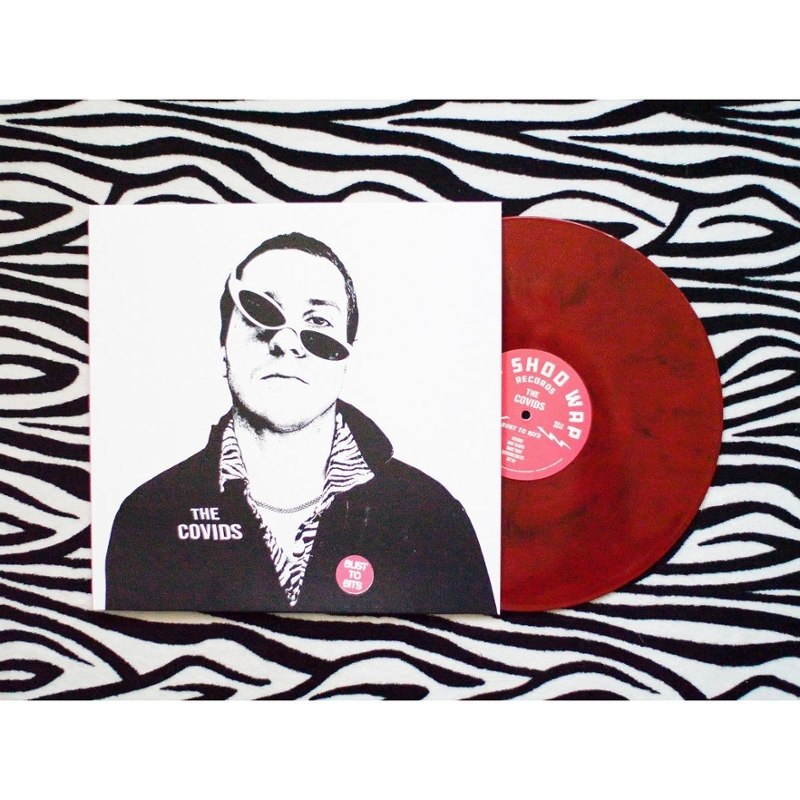COVIDS - Bust to bits (red marbled, 2nd press) LP