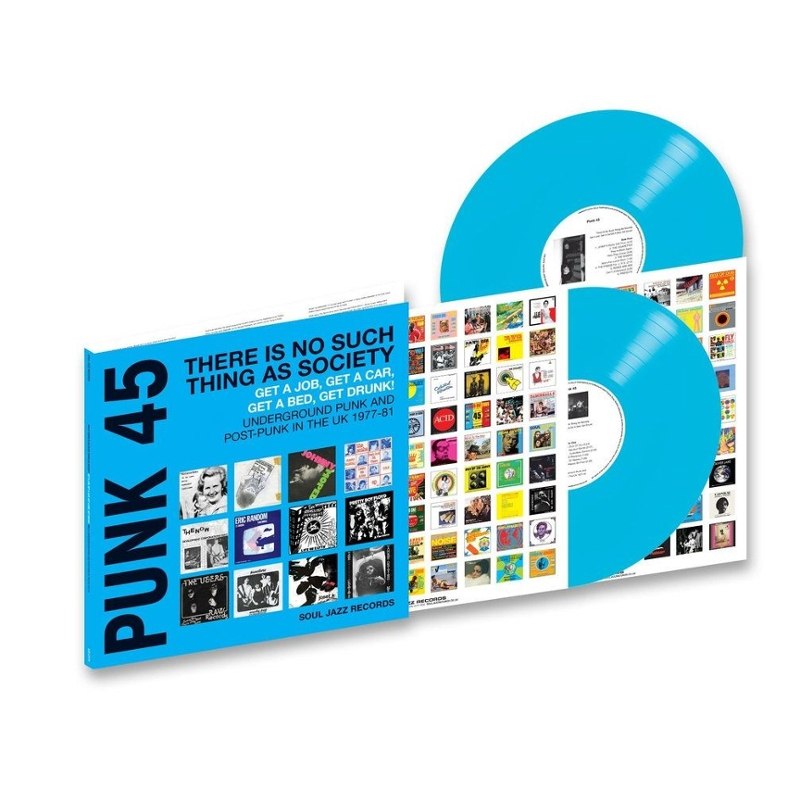 V/A - Soul jazz records presents: punk 45! there's no such thing as society (colored) DoLP