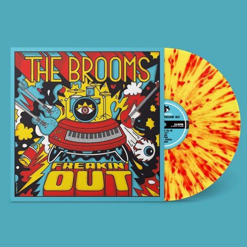 BROOMS - Freakin out (splatter) LP